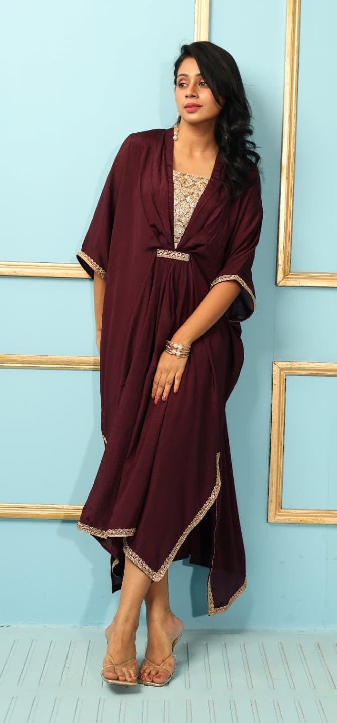 Burgundy~Size: M(40)