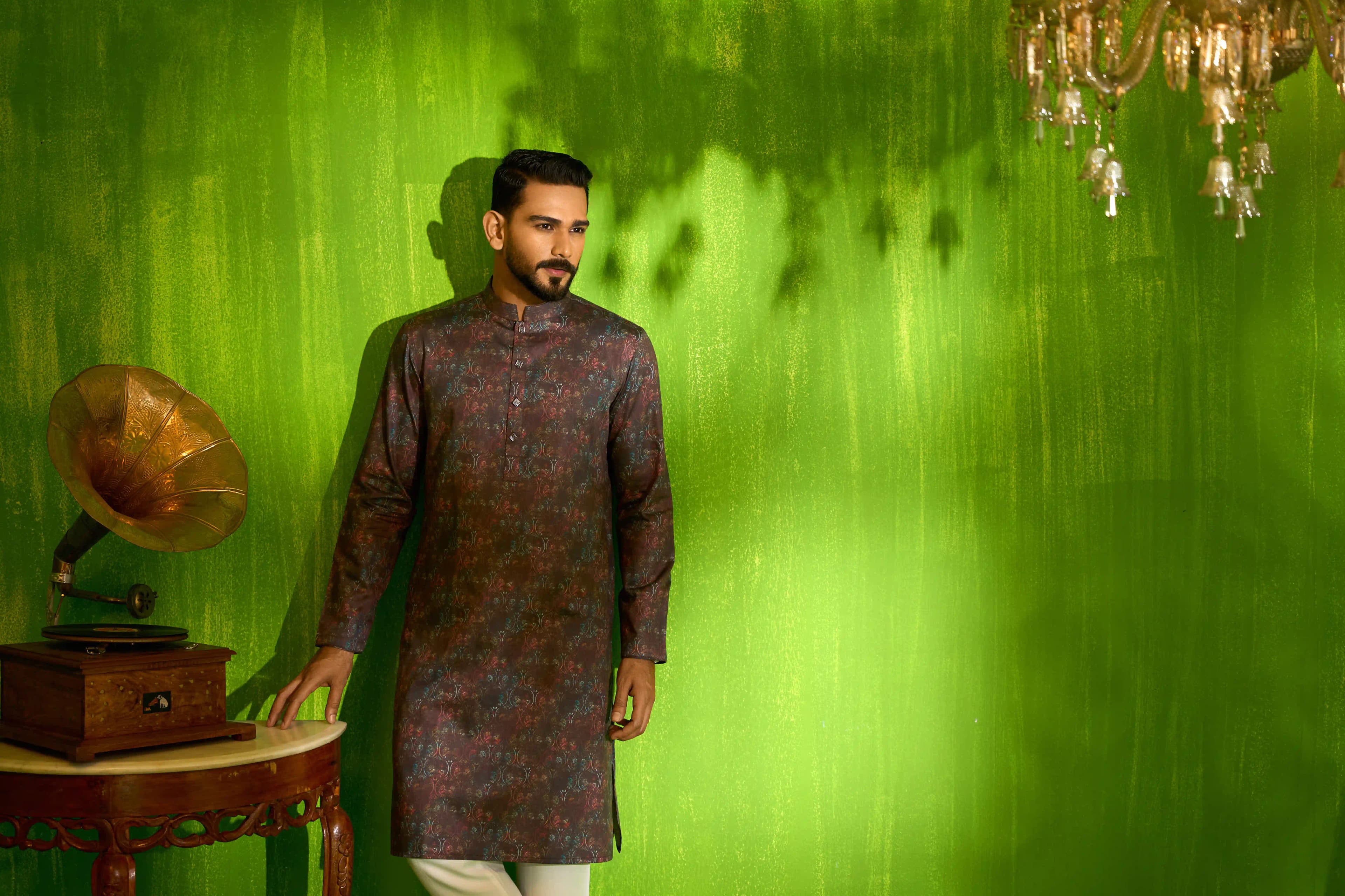 Dark Brown Print~38(S)