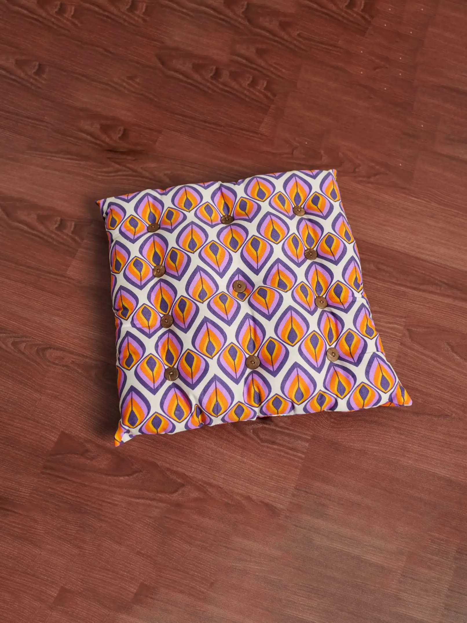 brown~Sizes:  16” x 16”,